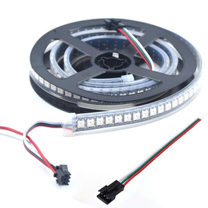 แถบไฟ <span class=keywords><strong>LED</strong></span> WS2812พิกเซล12มม. แถบไฟ <span class=keywords><strong>LED</strong></span> 5V 10ม. <span class=keywords><strong>ws2801</strong></span> 5050หลากสีกันน้ำสำหรับคริสต์มาสแถบไฟ <span class=keywords><strong>LED</strong></span> แบบยืดหยุ่น - Product Image 4