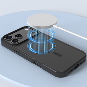 Custodia Magnetica Antiurto per iPhone 17 Pro Max, Effetto Pelle Opaca, Bordo in Pelle, Sottile - Product Image 4