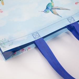 Venta al por mayor, bolsas de tela no tejida laminadas PP, bolsas de compras de embalaje no tejidas personalizadas reutilizables - Product Image 3