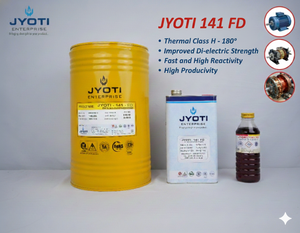 Vernis isolant à séchage à l'air de classe H haute tension JYOTI 141 FD isolation électrique haute performance pour transformateur de moteur - Product Image 2