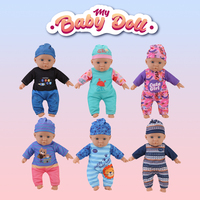 Mignon 32CM peluche bébé poupée vêtements interchangeables doux conception réaliste taille de maintien parfaite pour les filles cadeau d'anniversaire éducatif
