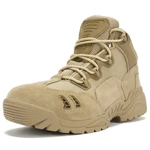 Outdoor Delta Tactical Breathable Shoes Hiking Climbing Hard-wearing Combat Boots Waterproof High-top Desert Shoes