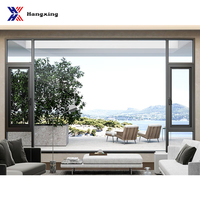 Ventanas Abatibles de Aluminio Residenciales, Diseño Moderno, Doble Acristalamiento, Color Personalizado, para Cocina, Villa, Baño, Impermeables, Insonorizadas y Aislantes del Calor