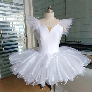 Costumes de danse de ballerine <span class=keywords><strong>pas</strong></span> chers, robe <span class=keywords><strong>tutu</strong></span> de ballet pour filles, <span class=keywords><strong>tutu</strong></span> de ballet professionnel <span class=keywords><strong>blanc</strong></span> Swan Lake - Product Image 2