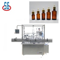 Machine de remplissage automatique de liquide d'huile essentielle en flacon compte-gouttes de 10 ml à 30 ml