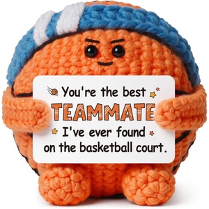 Balón de Baloncesto Tejido a Crochet con Tarjeta, Lindos <span class=keywords><strong>Regalos</strong></span> <span class=keywords><strong>para</strong></span> el Día del <span class=keywords><strong>Padre</strong></span>, Navidad, Pascua, San Valentín, Jubilación, <span class=keywords><strong>para</strong></span> Papá, Esposo - Product Image 4