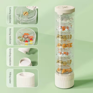 เครื่องกดเม็ดยาแบบ4 in 1รายสัปดาห์7วันเครื่องตัดเม็ดยารูปทรงกลมขนาดเล็ก - Product Image 3