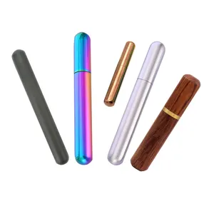 激光金色黑色彩虹金属不锈钢容器支架雪茄管定制标志