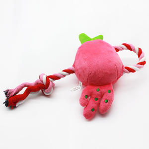 2024 מוצרים ידידותיים לסביבה לחיות מחמד ממולאים קטיפה עמיד ללעוס צעצועי חבל כותנה לכלב לכלב קטן וגדול - Product Image 3