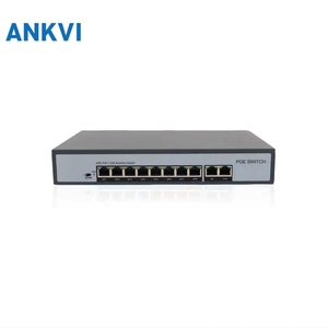 KU-6010G 8-Port Gigabit <b>PoE</b> <b>Switch</b> 2 Uplink 10/100/1000Mbps 30W/Port 120W VLAN 802.3at/af - Product Image 1