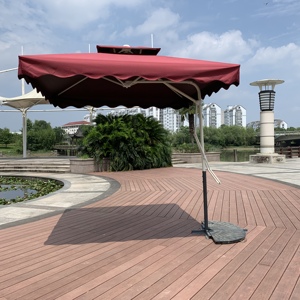 <span class=keywords><strong>Ombrellone</strong></span> <span class=keywords><strong>da</strong></span> Giardino a Doppia Copertura, Grande Parasole a Sbalzo per Patio, Ombrelloni Economici per Spiaggia - Product Image 2