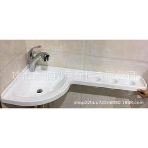 Lavabo gauche en acrylique pour camping-cars et yachts 970*400*140mm Blanc GR-Y970L Accessoire intérieur - Product Image 4