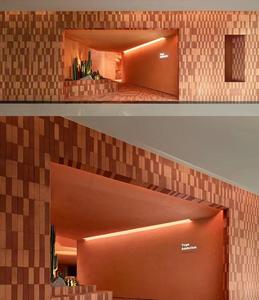 Màu đỏ linh hoạt đá gạch Bảng điều khiển cho bên ngoài bức tường trang trí nội thất mỏng nhẹ nhanh chóng cài đặt phải đối mặt với MCM linh hoạt đá gạch - Product Image 4