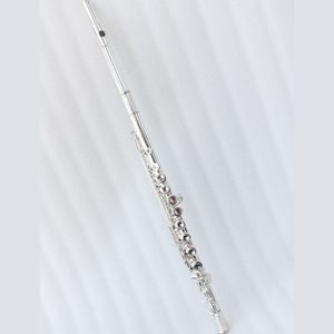<span class=keywords><strong>Flauta</strong></span> <span class=keywords><strong>de</strong></span> 16 Orificios Cerrados, Cuerpo <span class=keywords><strong>de</strong></span> Cuproníquel, Instrumento Musical, Plateada, <span class=keywords><strong>Flauta</strong></span> Metálica para Estudiantes - Product Image 1