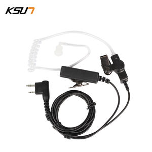 Ksun <span class=keywords><strong>Air</strong></span> Akoestische Buis Oortelefoon 2 Pin Mic Headset Voor Baofeng UV-5R BF-888S 888S UV5R Tyt Kenwood Walkie Talkie oortelefoon - Product Image 3