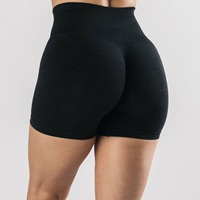 Aliexpress pour le côté Jacquard Fitness Pantalon trois-quarts Seamless Yoga Shorts High Elastic Waist Breathable Solid