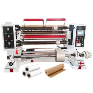 manual aluminum foil slitting machine plastic film paper cutter machine