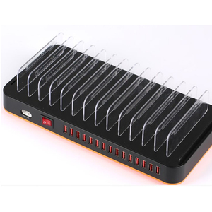 Phổ USB sạc Dock trạm 15 cổng 5V 20A Trạm Sạc đa thiết bị sạc phổ cho điện thoại di động <span class=keywords><strong>Android</strong></span> máy tính bảng - Product Image 6