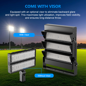 ไฟสนามฟุตบอล LED 160Lm/W 400W 600W 1000W ETL FCC IP66 พร้อมฮูดลดแสงสะท้อน ขายึดปรับได้ ไฟสนามกีฬา LED - Product Image 6