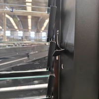 Ventana Moderna con Marco de Aluminio y Vidrio, Persiana Impermeable, Protección Solar, Anticorrosión, para Villa, Cocina, Hotel, Baño