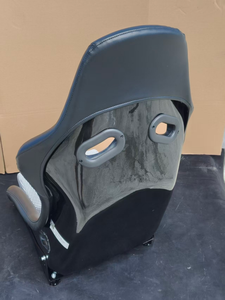 Asientos Deportivos para Automóviles Hatchback, Estilo Recaro Pole Craft, Respaldo de Fibra de Vidrio, Tapizado en Terciopelo - Product Image 5