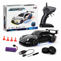 Coche de Carreras a Control Remoto EPT 1:24 RC Drift 4WD 2.4GHz Totalmente Proporcional de Alta Velocidad 20KM/H con Neumáticos de Derrape y Carreras para Niños de 8+ Años