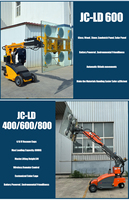 Nouvelle grue de levage de pierres 600 kg pour l'Europe, machine de déplacement de verre, système de double ventouse pour grandes dalles de carrelage céramique, télécommande