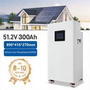 Batterie de stockage d'énergie monophasée sur pied 51,2 V 15 kWh LiFePO4 pour système solaire domestique - Product Image 4