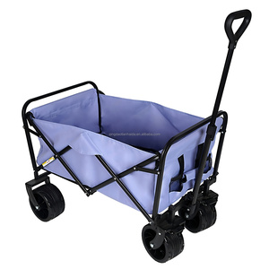 Chariot pliable avec roues, chariot utilitaire pliable pour le camping, le jardin, <span class=keywords><strong>la</strong></span> plage, le pique-nique, les courses - Product Image 1