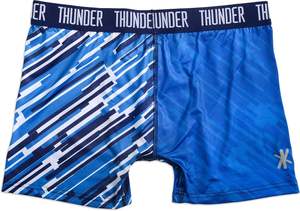 FOCO pour <span class=keywords><strong>NBA</strong></span> Caleçon boxeur bleu taille basse pour homme Taille unique avec logo avant pour arts martiaux et boxe - Product Image 2