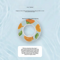 Bouteille écologique sans BPA, de qualité alimentaire, étanche, avec couvercle à ressort, idéale pour le camping, la randonnée et les voyages - Sans odeur et compatible lave-vaisselle