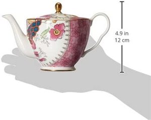 Théière de luxe en porcelaine, en céramique rose, en fleur écologique, cadeau pour la turquie anglaise, vente en gros - Product Image 4