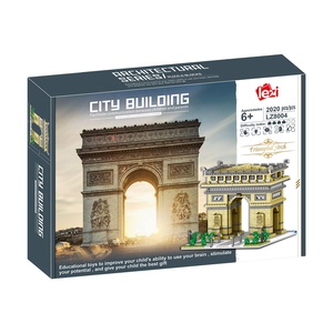 Bán Hot zhegao Arc De Triomphe Paris Pháp Xây Dựng Thành Phố Loạt Mini Xây Dựng Khối Đồ Chơi Xây Dựng Thiết Lập Cho Trẻ Em - Product Image 6