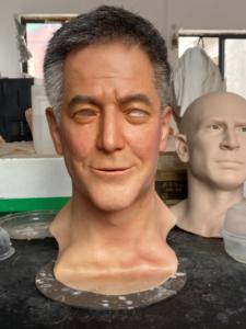 قناع سيليكون واقعي للتنكر، قناع للحفلات التنكرية، قناع وجه للبالغين لعيد الهالوين - Product Image 3