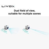 Capteur LiDAR 3D Livox Avia/Avia2, angle de vue horizontal de 70,4°, longueur d'onde de 905 nm, 10-15 V CC, navigation et évitement d'obstacles, CE