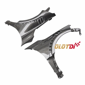 ชุดตัวคาร์บอนไฟเบอร์สไตล์ H1 otd ตัวแยกบังโคลนด้านข้างคาร์บอนสีดำขัดเงาสูงสำหรับ Type R FL5 2022-2023 - Product Image 4