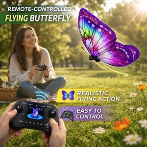 Drone papillon volant RC DWI Dowellin, jouet volant à ailes battantes bioniques avec contrôle assisté par capteur, lumières LED - Product Image 3