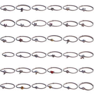 <span class=keywords><strong>Bracciale</strong></span> Pandora in <span class=keywords><strong>Argento</strong></span> <span class=keywords><strong>925</strong></span> con Chiusura a Cuore e Catena a Osso di Serpente Fai-da-Te per Signore - Affascinante <span class=keywords><strong>Bracciale</strong></span> con Perline - Product Image 2