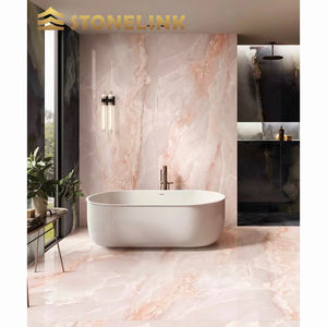 Losas de ónix rosa de lujo Stonelink, diseño moderno, piedra de cuarcita Rosa natural retroiluminada, panel de gran tamaño con acabado de cristal - Product Image 2