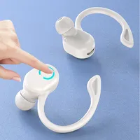 Barang Promosi Murah dalam Jumlah Besar dari China untuk Dijual Kembali S10 Earhook Wireless Headphone In-ear Earbuds Sport Single Earphone.