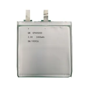CP405050不可充电超薄电池3V 2450毫安物联网自动烟雾探测器电池