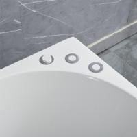 Baignoire de massage moderne et personnalisée Baignoire en acrylique Baignoire de trempage pour adultes Salle de bains luxueuse Design minimaliste