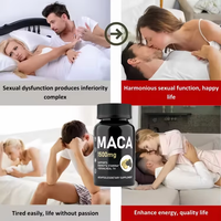 Capsules d'extrait de Maca personnalisables très vendues pour hommes et femmes - Compléments alimentaires à base de plantes de qualité alimentaire pour l'immunité, anti-fatigue et stimulation énergétique