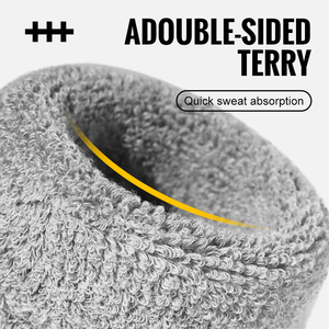 أساور معصم رياضية بالجملة من WRELS، أساور ماصة للعرق للصالة الرياضية وكرة السلة والجري، أساور معصم مرنة عالية الجودة للتنس - Product Image 2