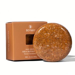 สบู่แบบกล่องสำหรับปลูกผมทำจากไม้จันทน์หวานแชมพูแบบกล่องสำหรับปลูกผมสไตล์ใหม่ - Product Image 1