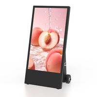 Cadre en aluminium durable, résistant à la corrosion, IP65, résistant aux hautes températures, écran LCD portable d'extérieur, verre trempé