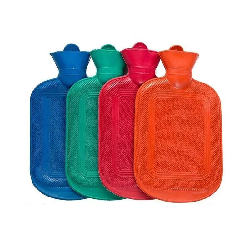 Hot Selling Großhandel Heißwasser beutel Hot Heat Pack Warme Naturkautschuk-Wärm flaschen mit Deckel