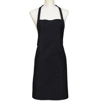 Tablier de cuisine uni Kefei à prix avantageux, vente en gros, simple, durable, réglable au niveau du cou, logo personnalisé, 100% polyester