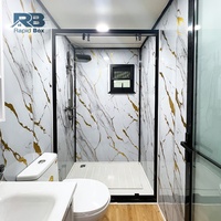 Maison mobile modulaire de 20 pieds et 40 pieds, 2 chambres, luxe, portable, préfabriquée, petite maison préfabriquée, maison conteneur extensible pour l'Australie