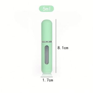 <b>Mini</b> Cute Travel-Sized 5Ml Aluminum Refillable Perfume Atomizer <b>Spray</b> <b>Bottle</b> With Custom Color for Personal Care - Product Image 3